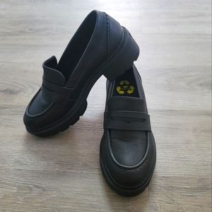 Rocket Dog Black Chunky Loafers Y2K size 7